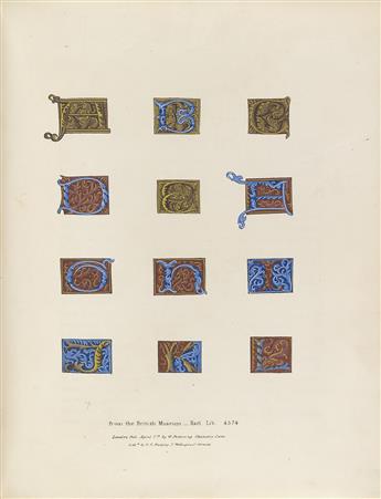 SHAW, HENRY / COLOR PRINTING. Illuminated Ornaments Selected from Manuscripts and Early Printed Books from the Sixth to the Seventeenth